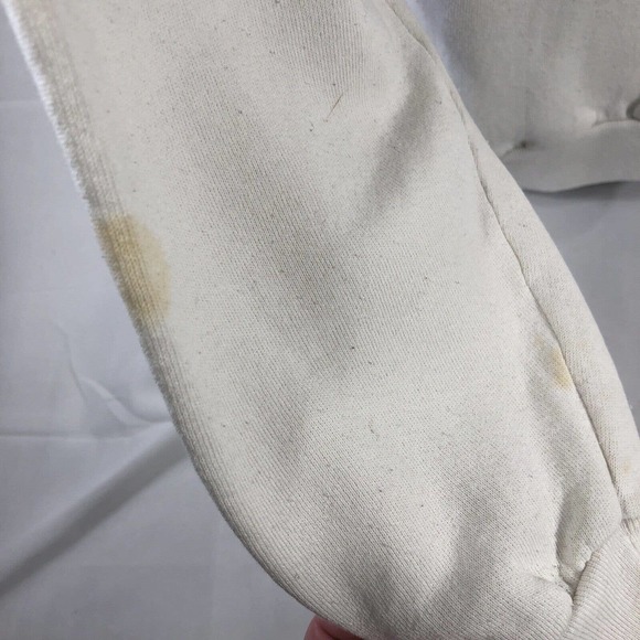 VTG Myrtle Beach South Carolina Sweatshirt Mens XL White Sailboat 90s Discolored - Picture 6 of 12